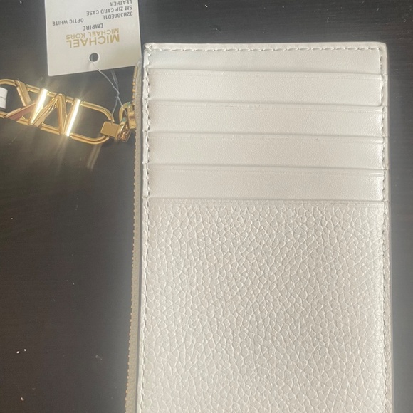 MICHAEL MICHAEL KORS Empire  Pebbled Leather Card Case - Picture 4 of 4
